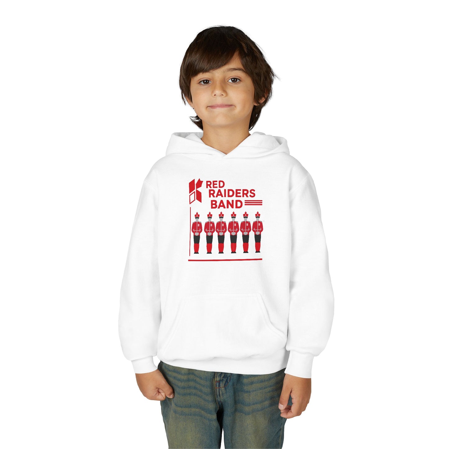 Youth Hoodie Sweatshirt \ Marion County Red Raiders Band \ MCB1