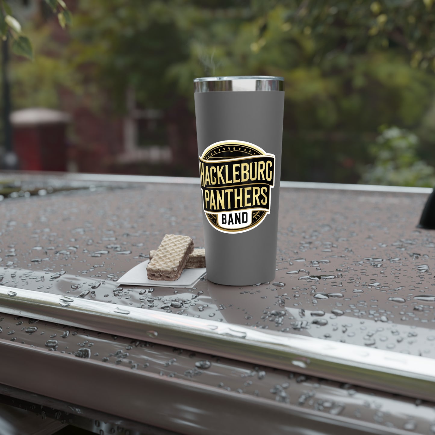 22oz Copper Insulated Tumbler \ Hackleburg Panthers Band \ HPB2