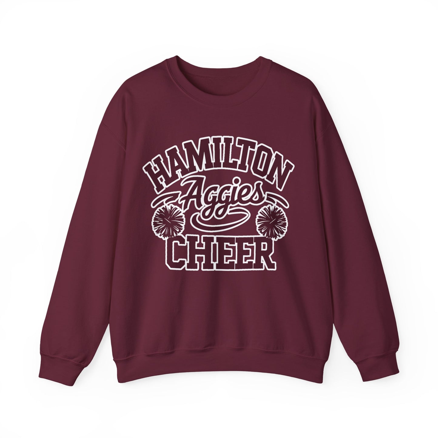 Adult Crewneck Sweatshirt \ Hamilton Aggies Cheer \ HAC2