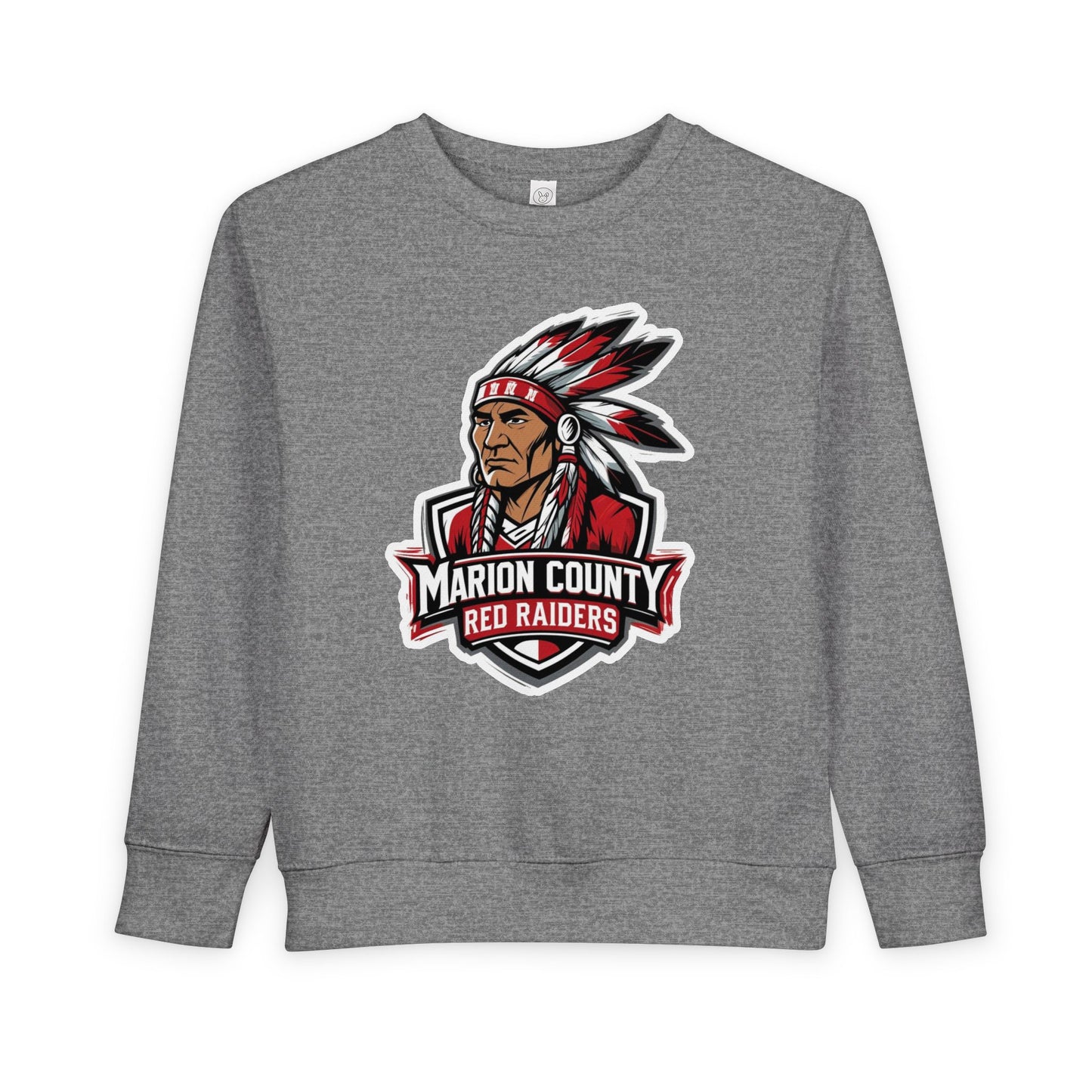 Toddler Crewneck Sweatshirt \ Marion County Red Raiders \ MC2