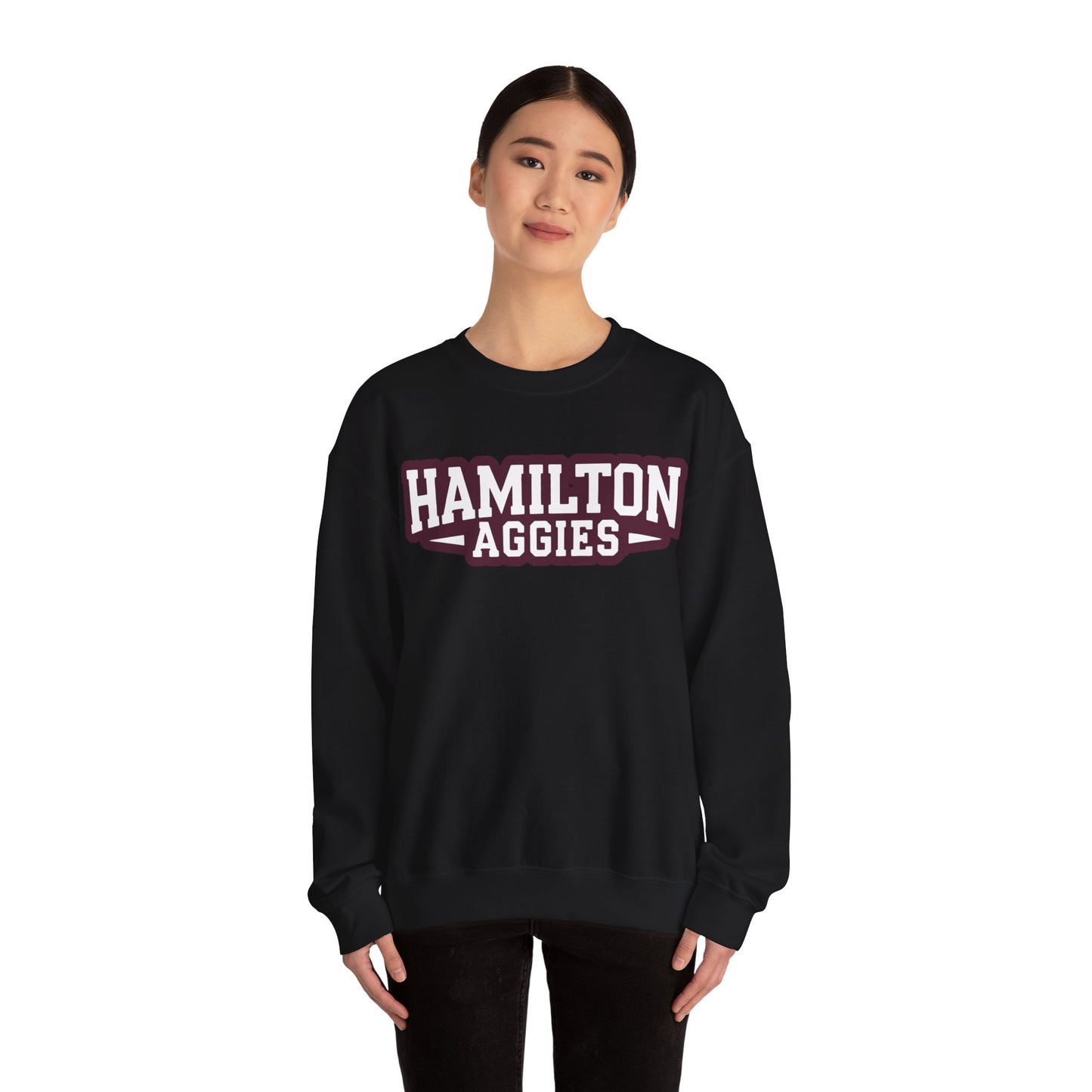 Adult Crewneck Sweatshirt \ Hamilton Aggies \ HA3