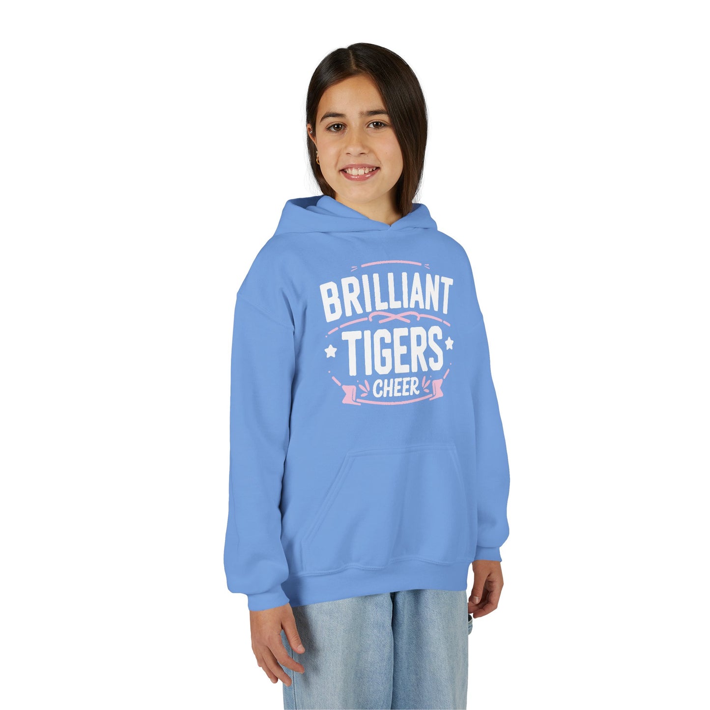Youth Hoodie Sweatshirt \ Brilliant Tigers Cheer \ BTC2