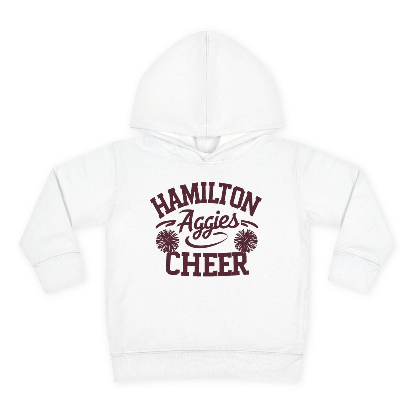 Toddler Hoodie Sweatshirt \ Hamilton Aggies Cheer \ Style HAC2