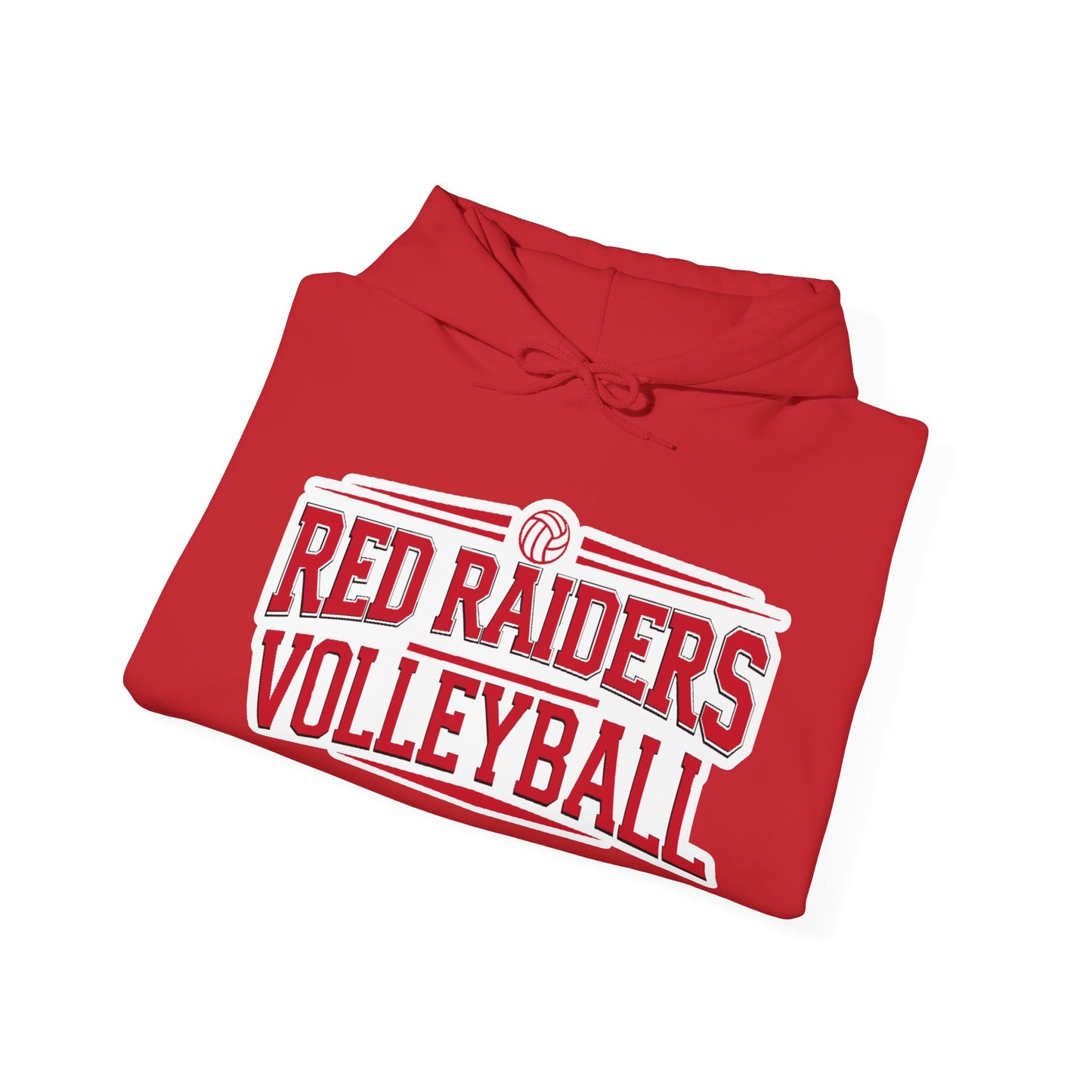 Adult Hoodie Sweatshirt \ Marion County Red Raiders Volleyball \ MCV2