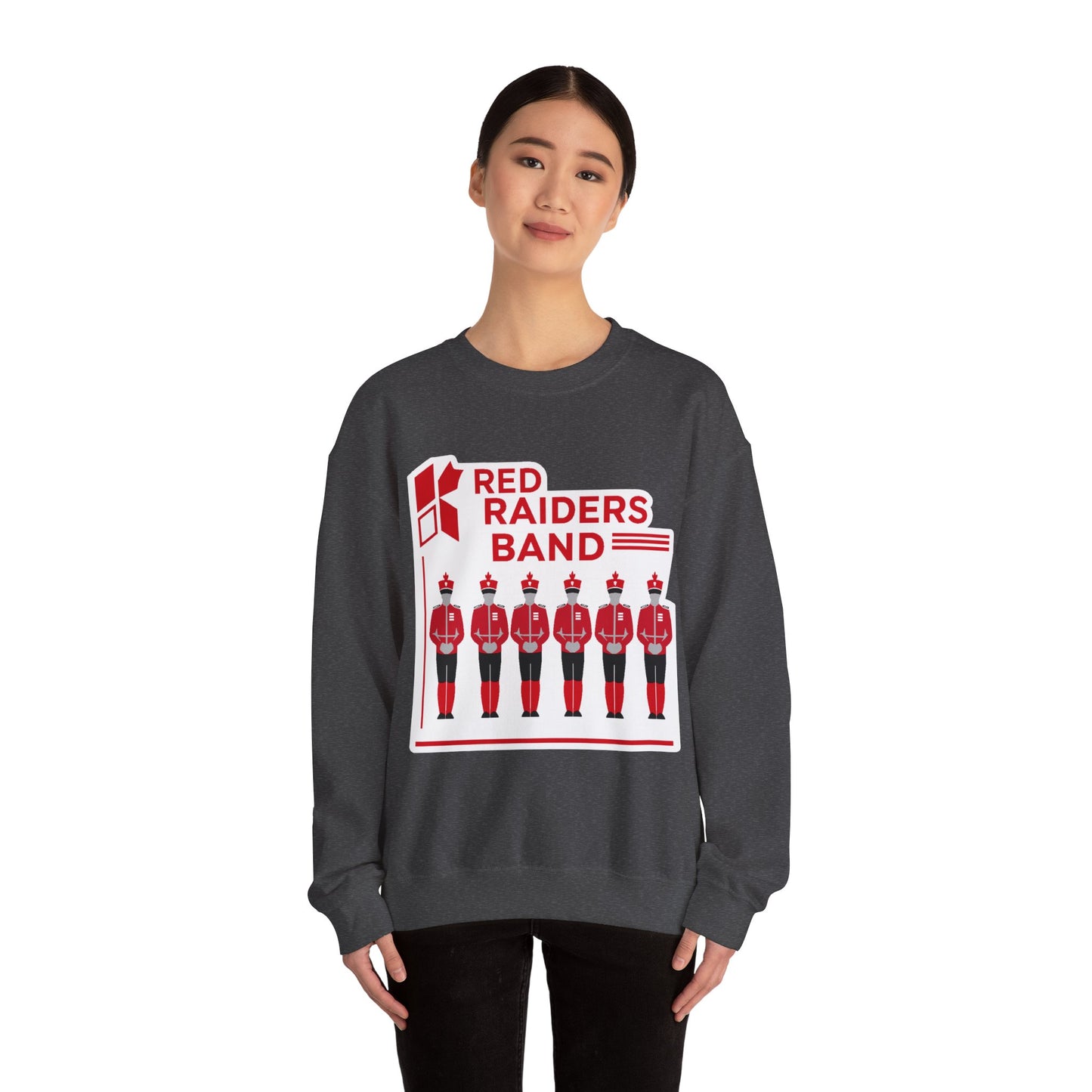 Adult Crewneck Sweatshirt \ Marion County Red Raiders Band \ MCB1