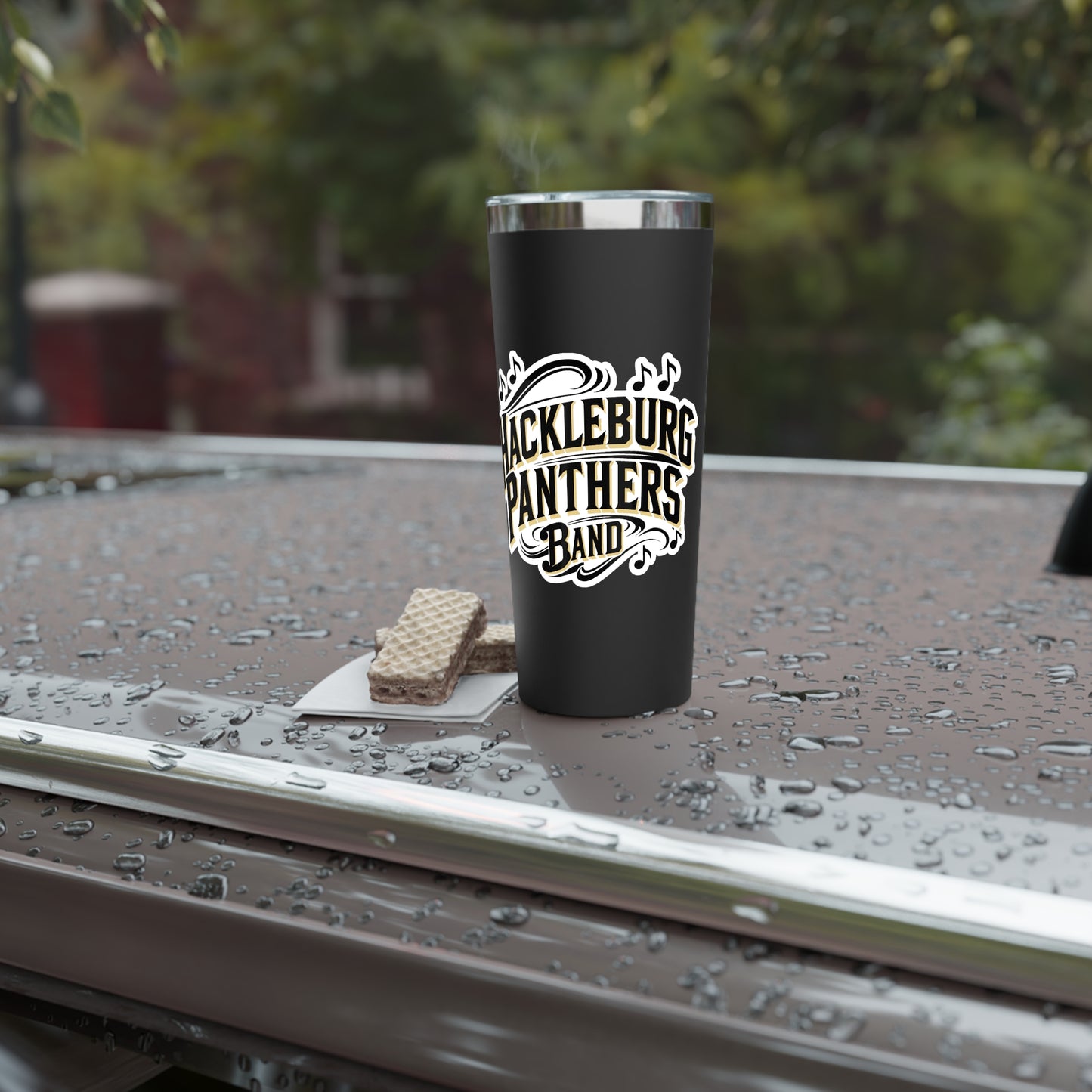 22oz Copper Insulated Tumbler \ Hackleburg Panthers Band \ HPB1