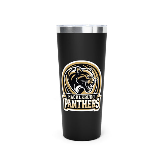 22oz Copper Insulated Tumbler \ Hackleburg Panthers \ HP2