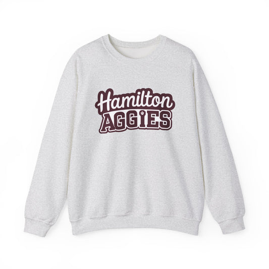 Adult Crewneck Sweatshirt \ Hamilton Aggies \ HAG2