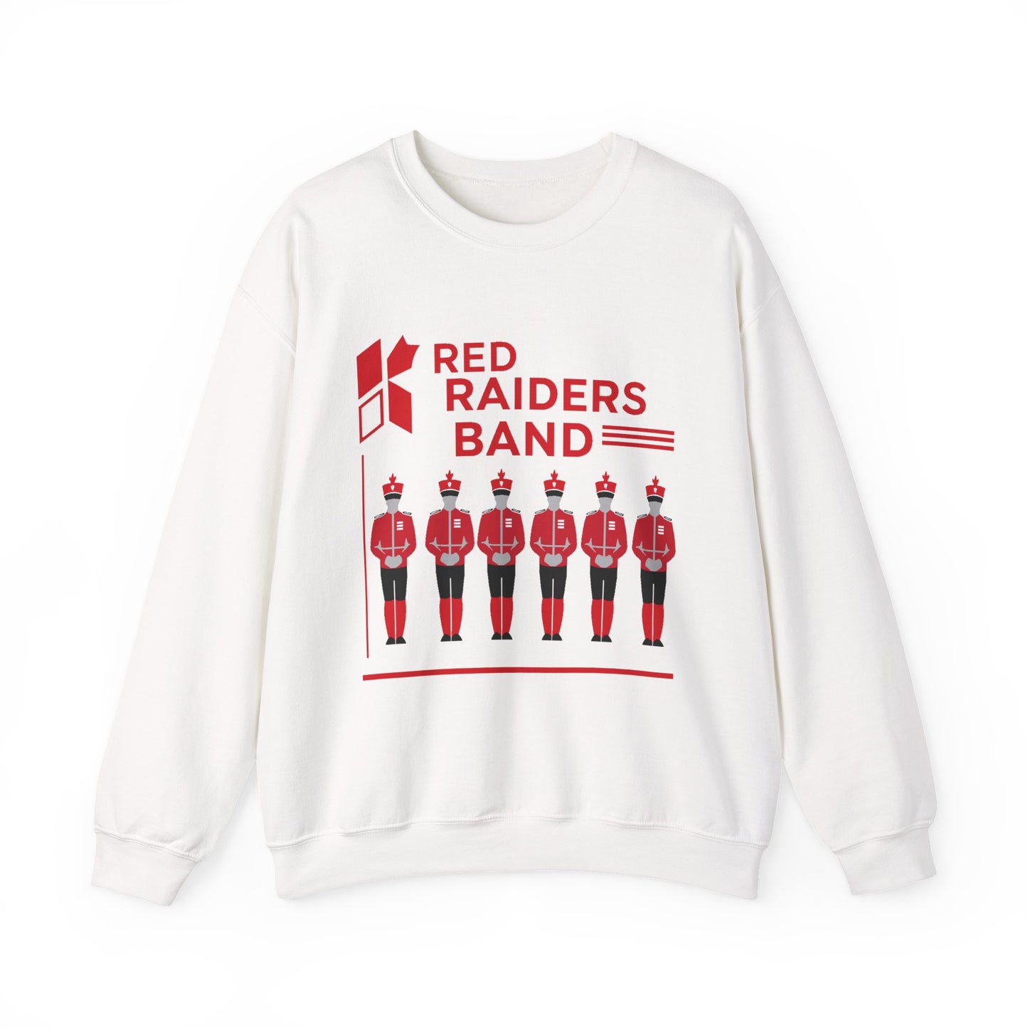 Adult Crewneck Sweatshirt \ Marion County Red Raiders Band \ MCB1