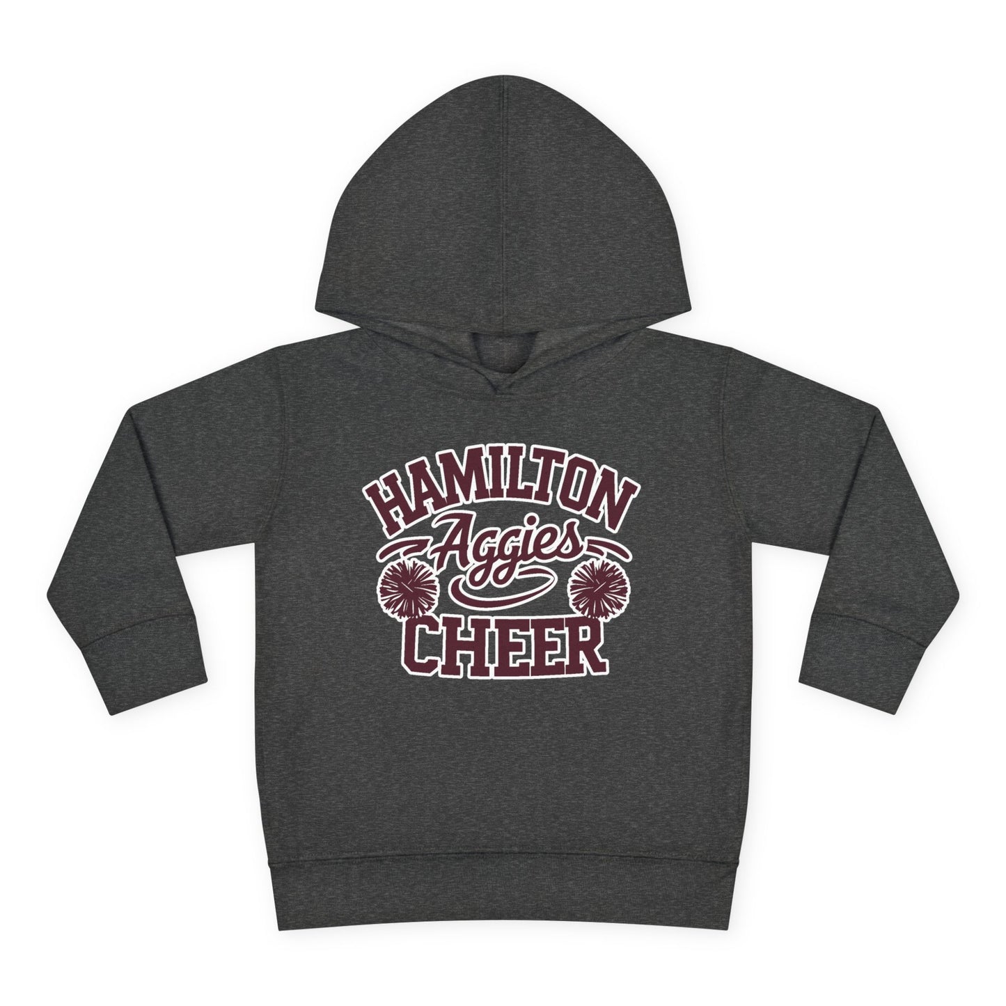 Toddler Hoodie Sweatshirt \ Hamilton Aggies Cheer \ Style HAC2