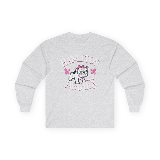 Adult Long Sleeve Tee \ Hamilton Aggies \ HAG4