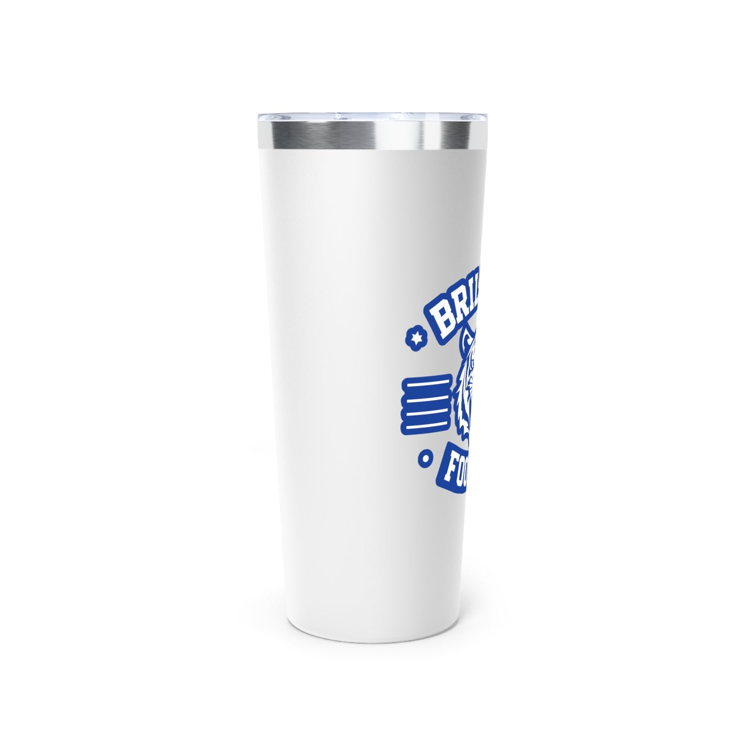 22oz Copper Insulated Tumbler \ Brilliant Tigers Football \ BTF2