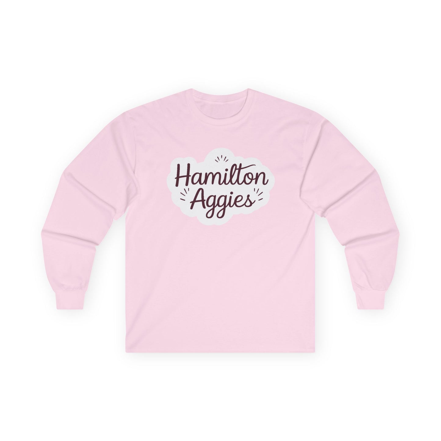 Adult Long Sleeve Tee \ Hamilton Aggies \ HAG1