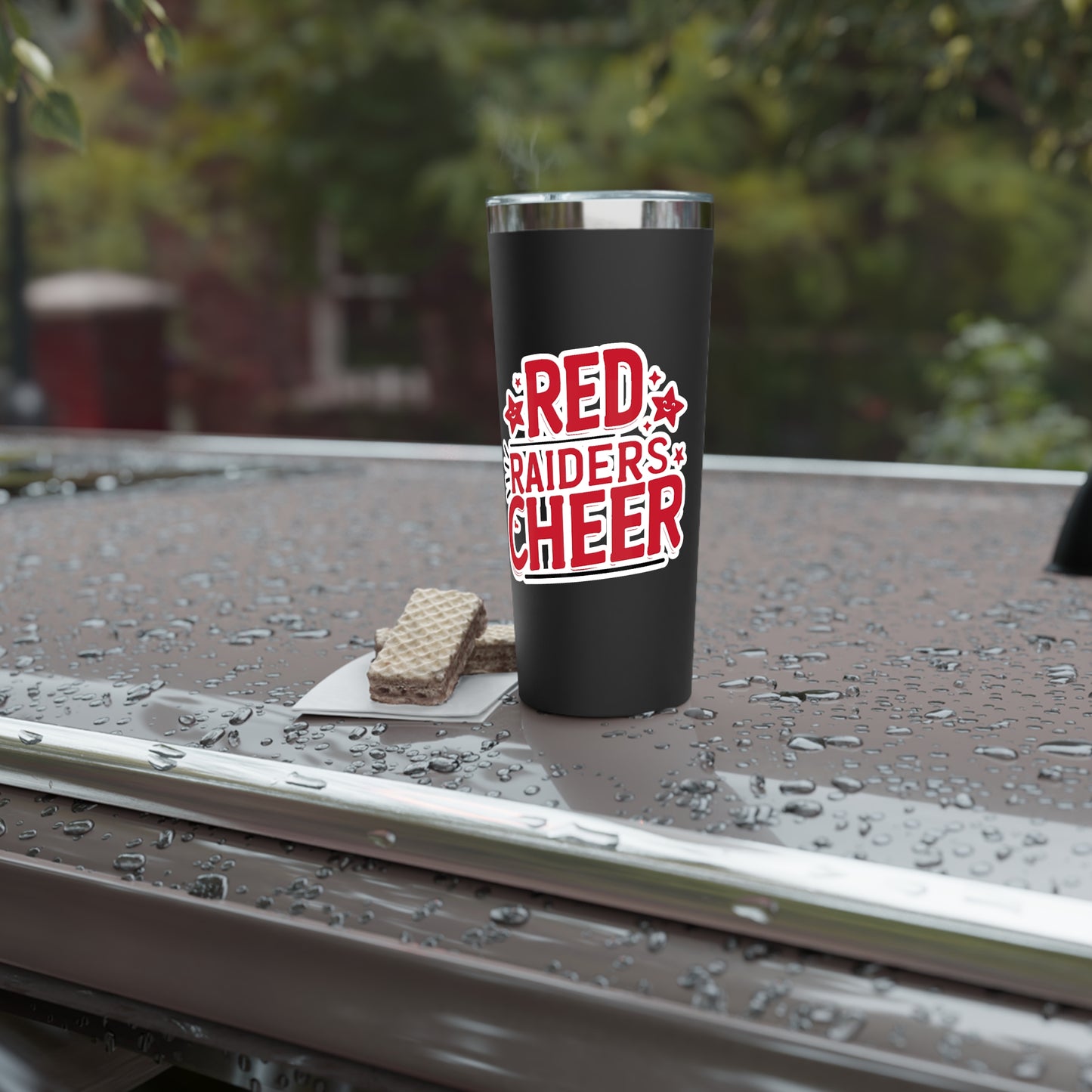 22oz Copper Insulated Tumbler \ Marion County Red Raiders Cheer \ MCC2
