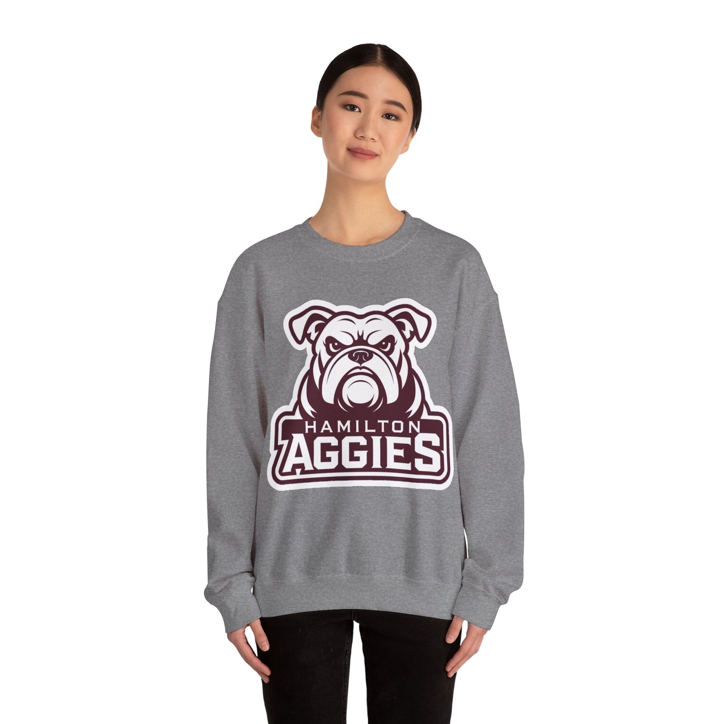 Adult Crewneck Sweatshirt \ Hamilton Aggies \ HA4