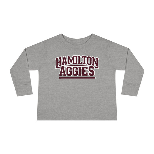 Toddler Long Sleeve Tee \ Hamilton Aggies \ HA2
