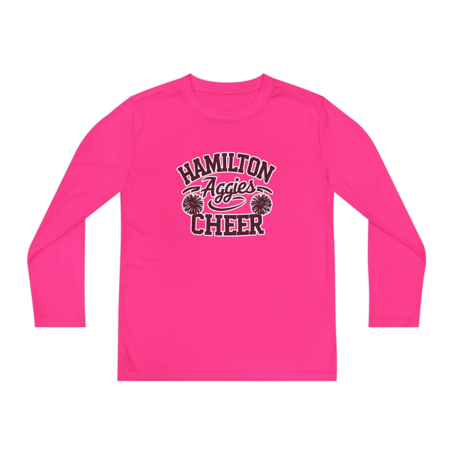 Youth Long Sleeve Tee \ Hamilton Aggies Cheer \ Style HAC2