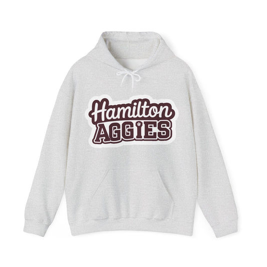 Adult Hoodie Sweatshirt \ Hamilton Aggies \ HAG2