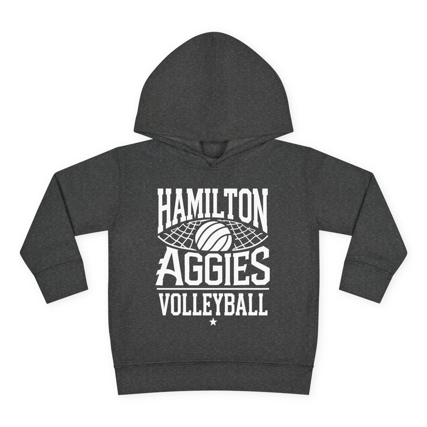 Toddler Hoodie Sweatshirt \ Hamilton Aggies Volleyball \ HAV2