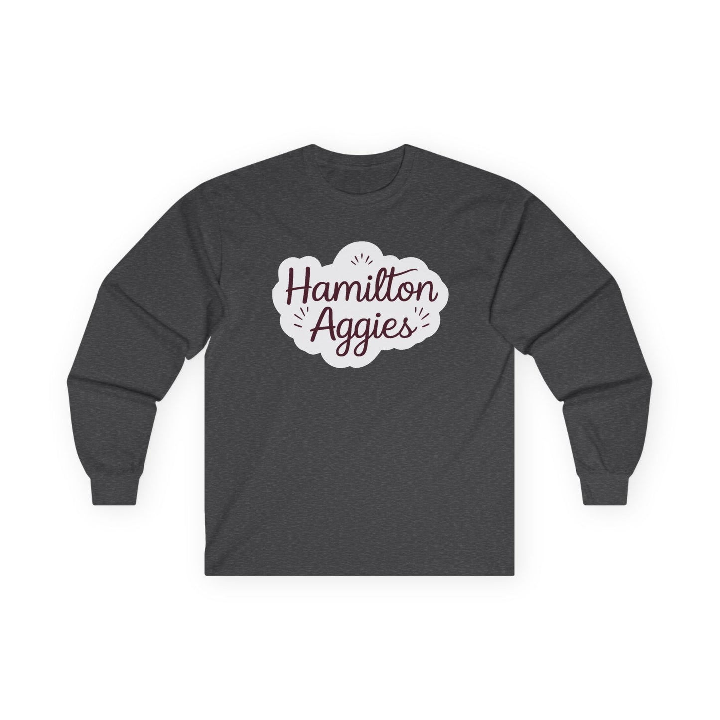 Adult Long Sleeve Tee \ Hamilton Aggies \ HAG1