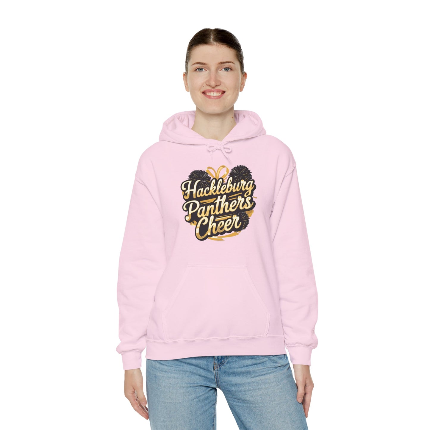 Adult Hoodie Sweatshirt \ Hackleburg Panthers Cheer \ HPC2