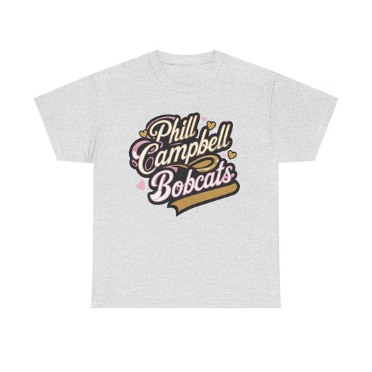 Adult Tee \ Phill Campbell Bobcats \ PCBG1