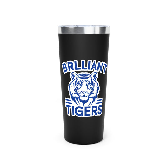 22oz Copper Insulated Tumbler \ Brilliant Tigers \ BT1