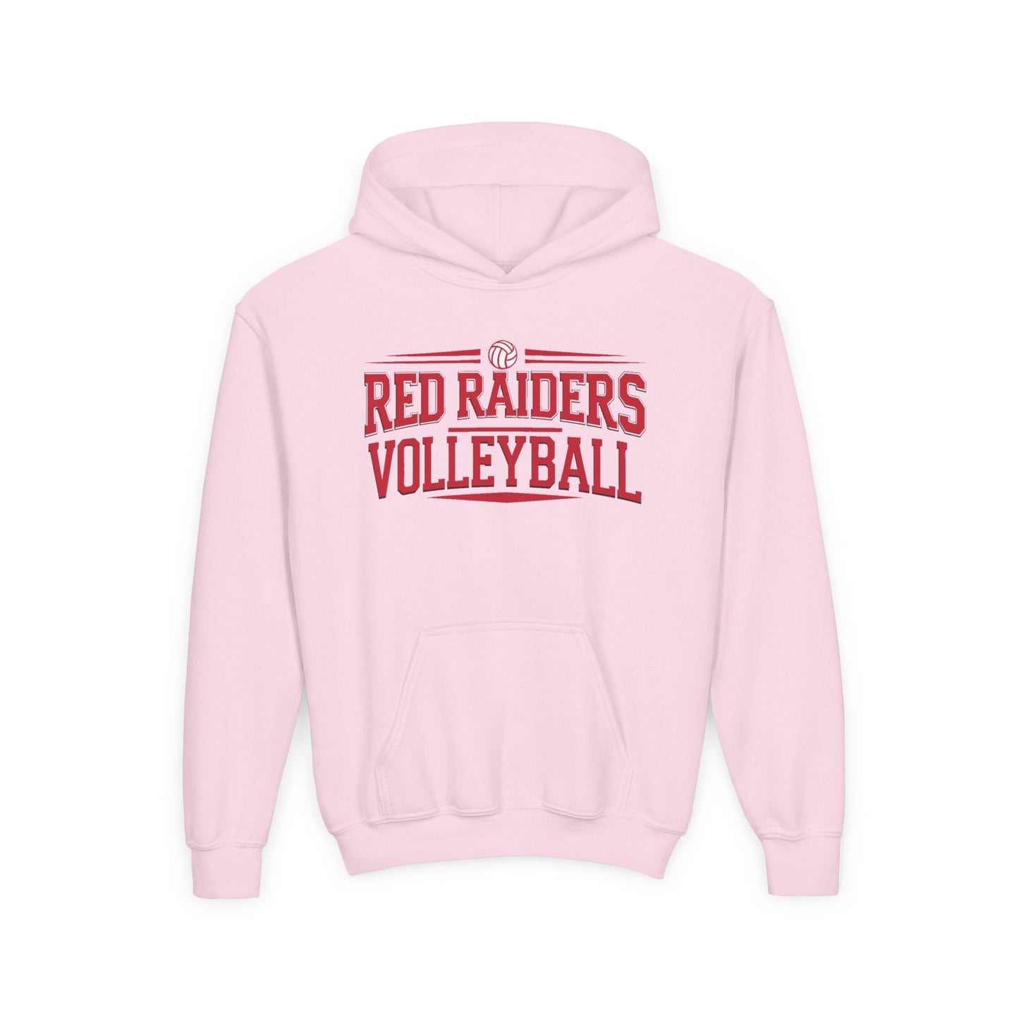 Youth Hoodie Sweatshirt \ Marion County Red Raiders Volleyball \ MCV2