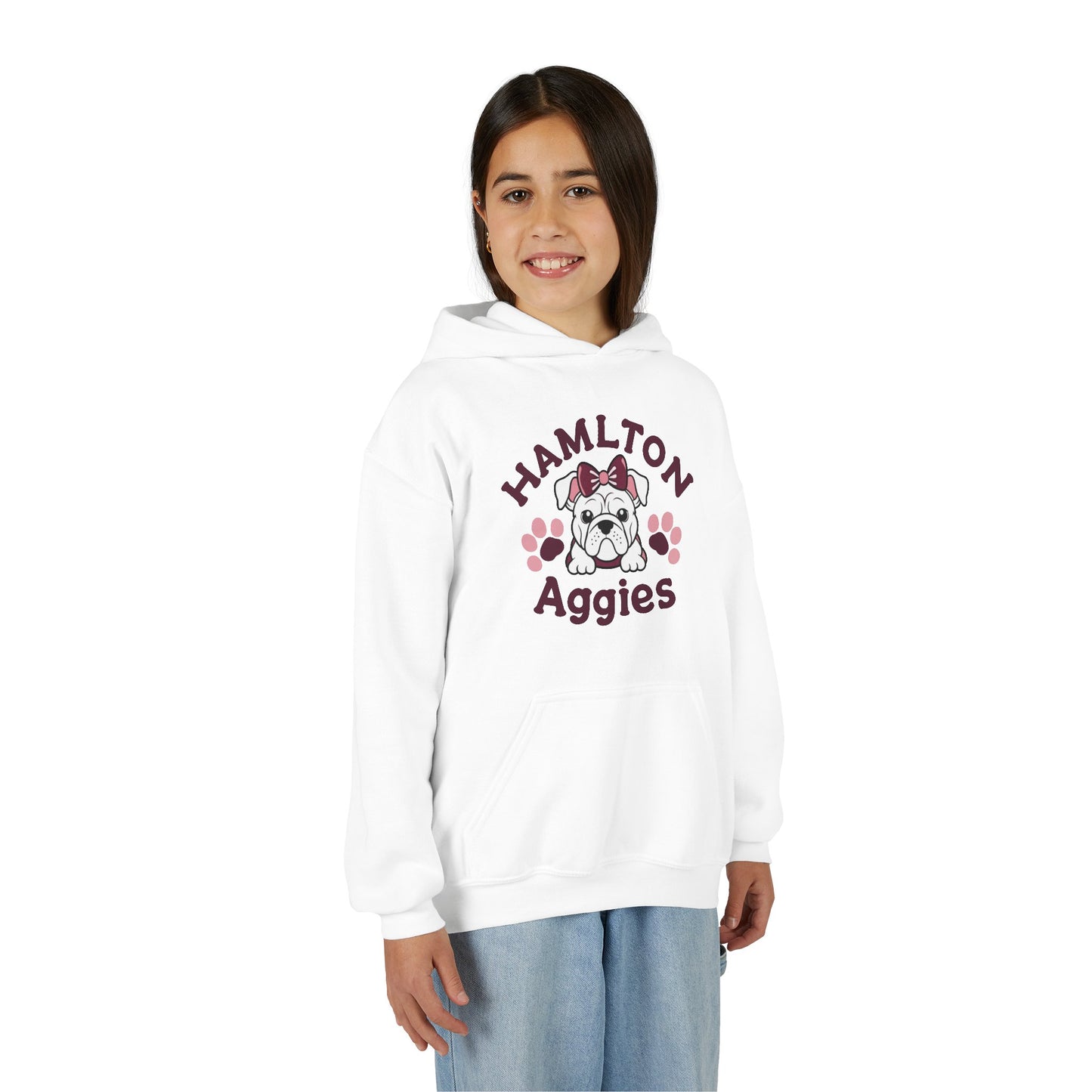 Youth Hoodie Sweatshirt \ Hamilton Aggies \ HAG3
