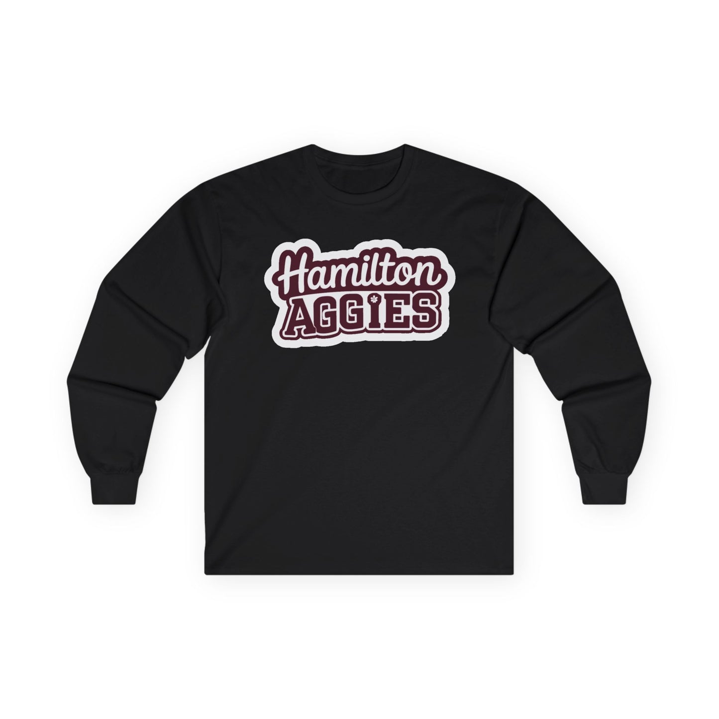 Adult Long Sleeve Tee \ Hamilton Aggies \ HAG2