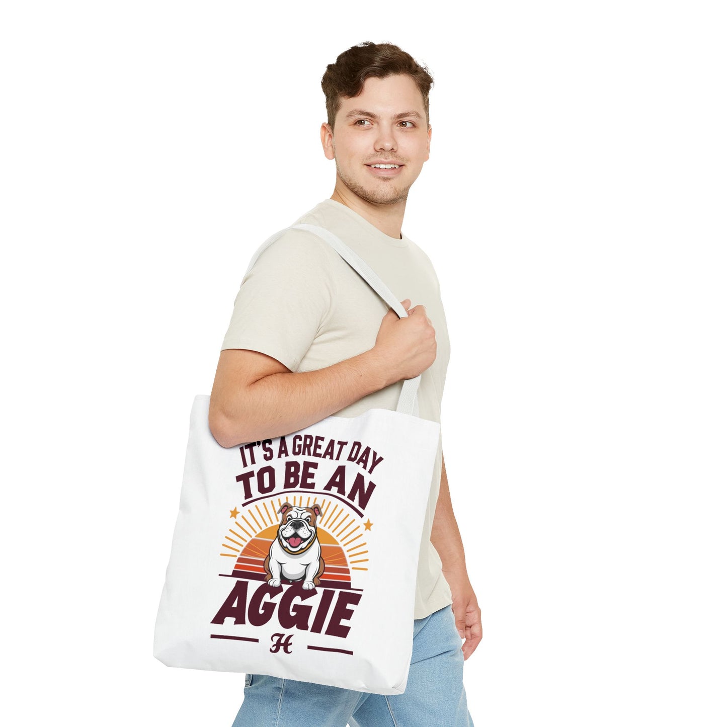Tote Bag \ It's a Great Day to be an Aggie! \ GDA2