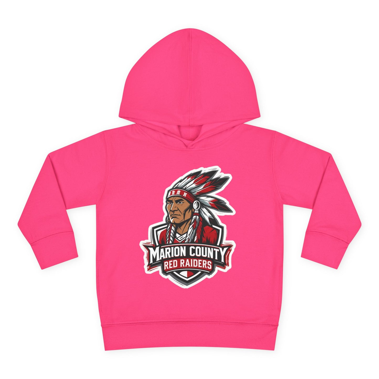 Toddler Hoodie Sweatshirt \ Marion County Red Raiders \ MC2