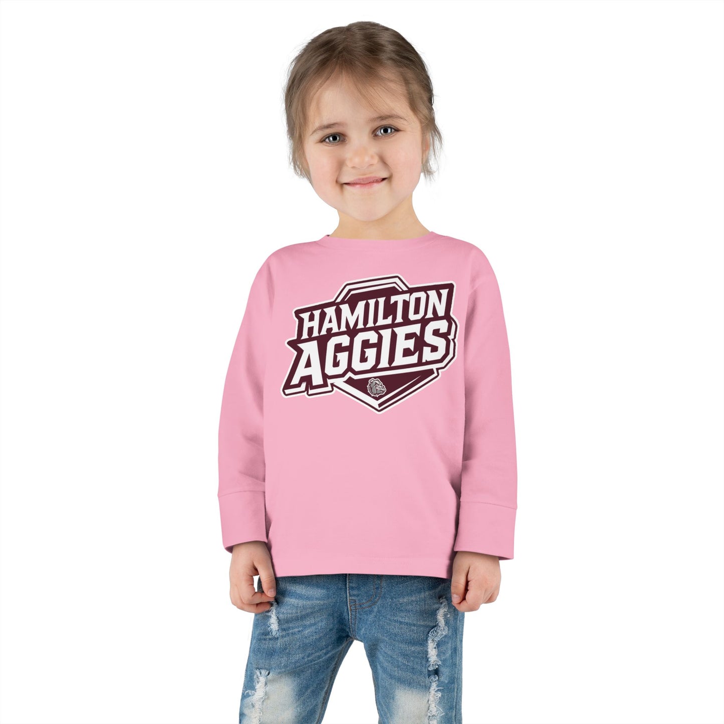 Toddler Long Sleeve Tee \ Hamilton Aggies \ HA1