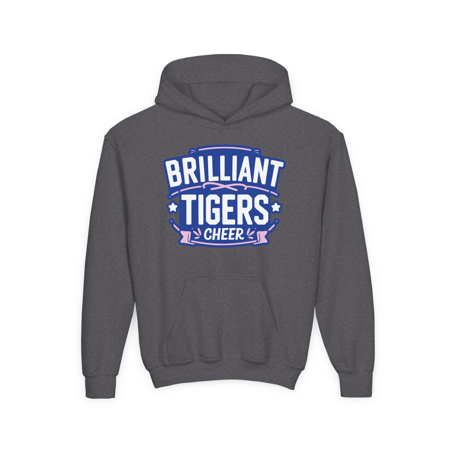 Youth Hoodie Sweatshirt \ Brilliant Tigers Cheer \ BTC2