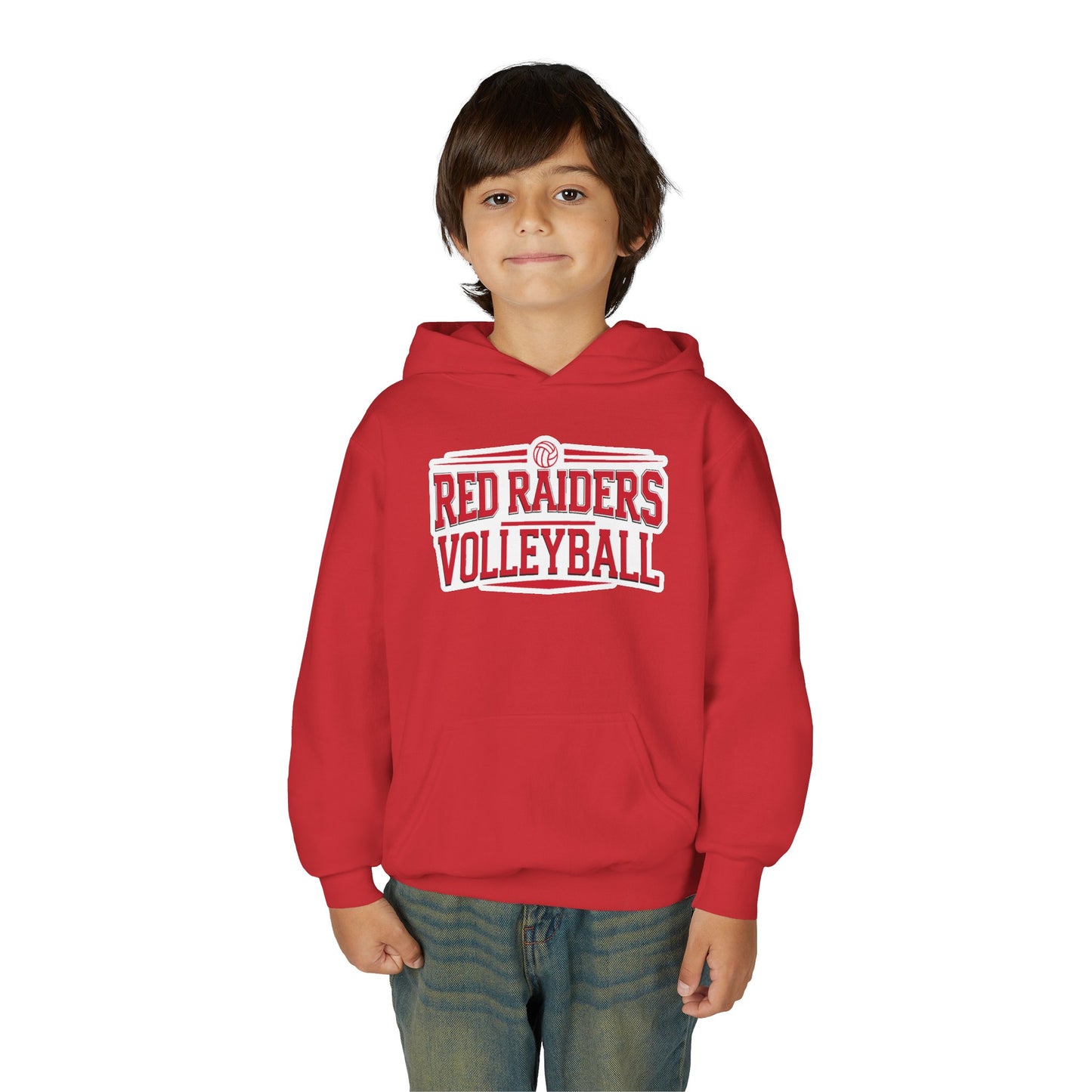 Youth Hoodie Sweatshirt \ Marion County Red Raiders Volleyball \ MCV2