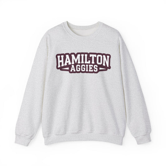 Adult Crewneck Sweatshirt \ Hamilton Aggies \ HA3