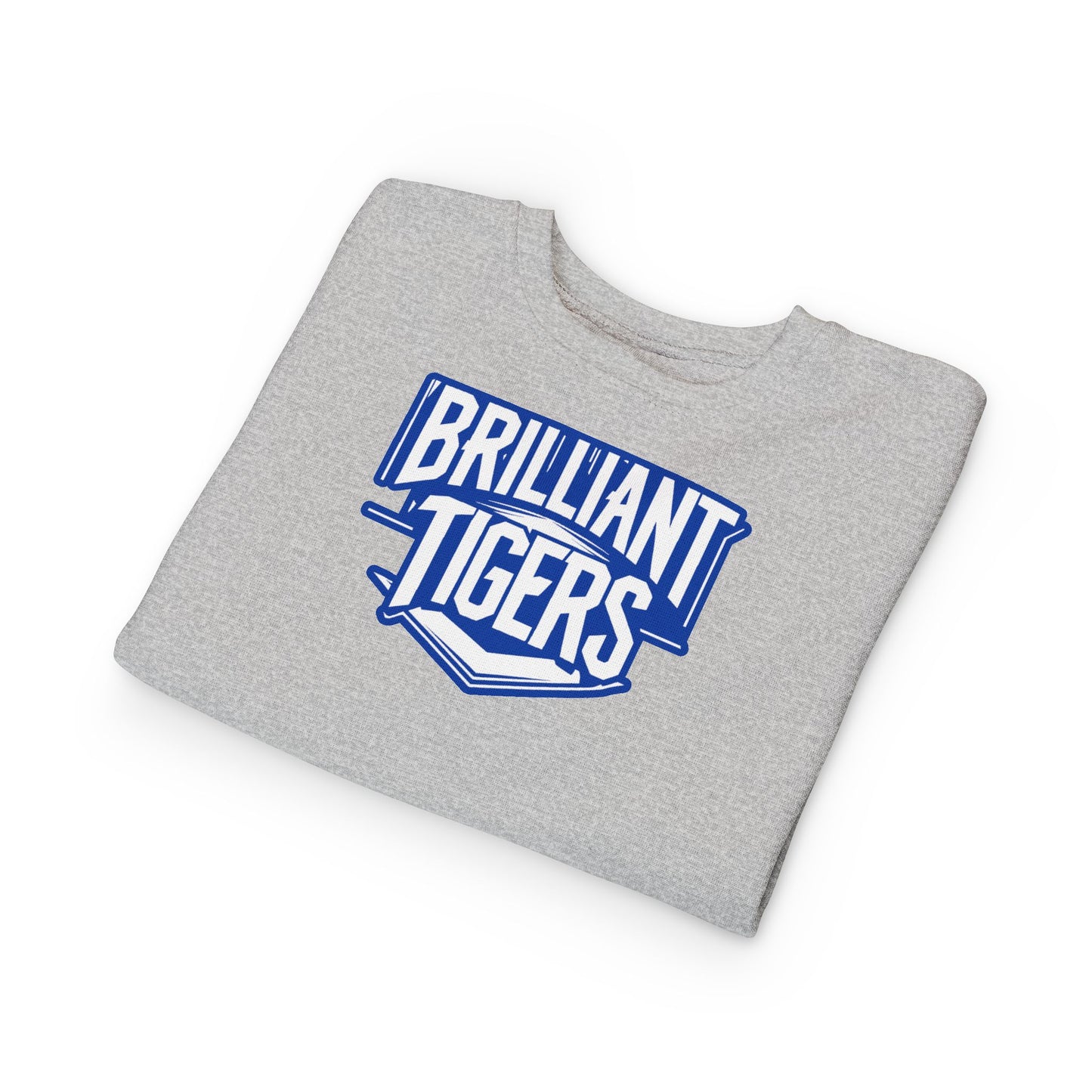 Toddler Crewneck Sweatshirt \ Brilliant Tigers \ BT2