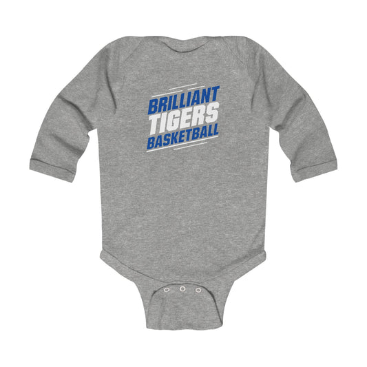 Long Sleeve Baby Bodysuit \ Brilliant Tigers Basketball \ BTBK2