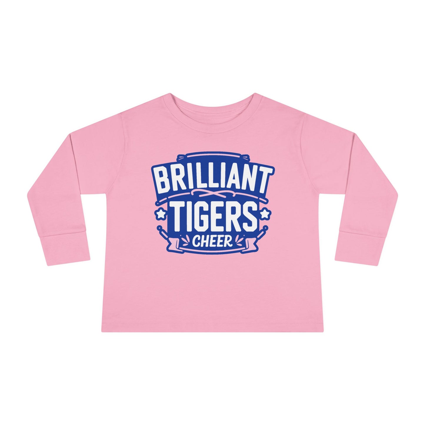 Toddler Long Sleeve Tee \ Brilliant Tigers Cheer \ BTC2