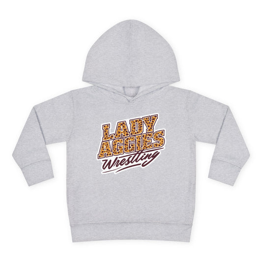 Toddler Hoodie Sweatshirt \ Hamilton Aggies Wrestling \ HAWG3