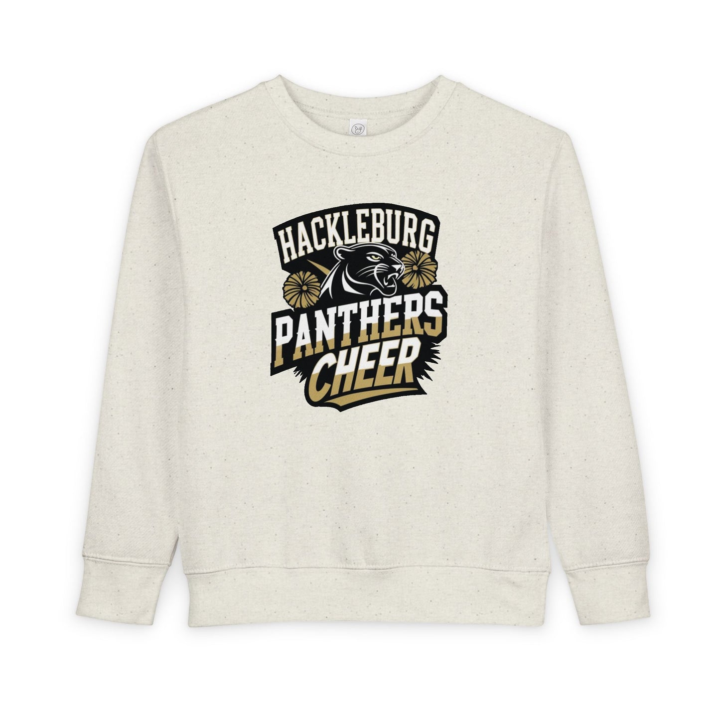 Toddler Crewneck Sweatshirt \ Hackleburg Panthers Cheer \ HPC1