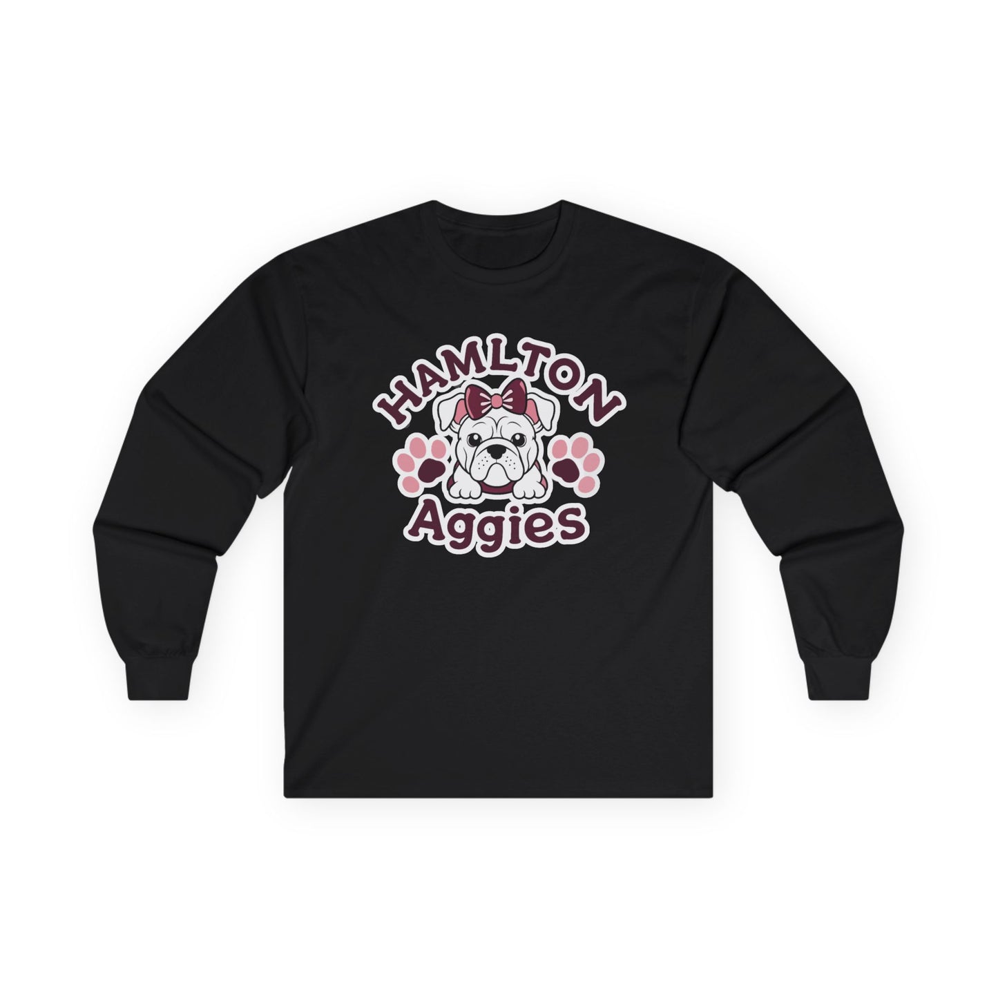 Adult Long Sleeve Tee \ Hamilton Aggies \ HAG3