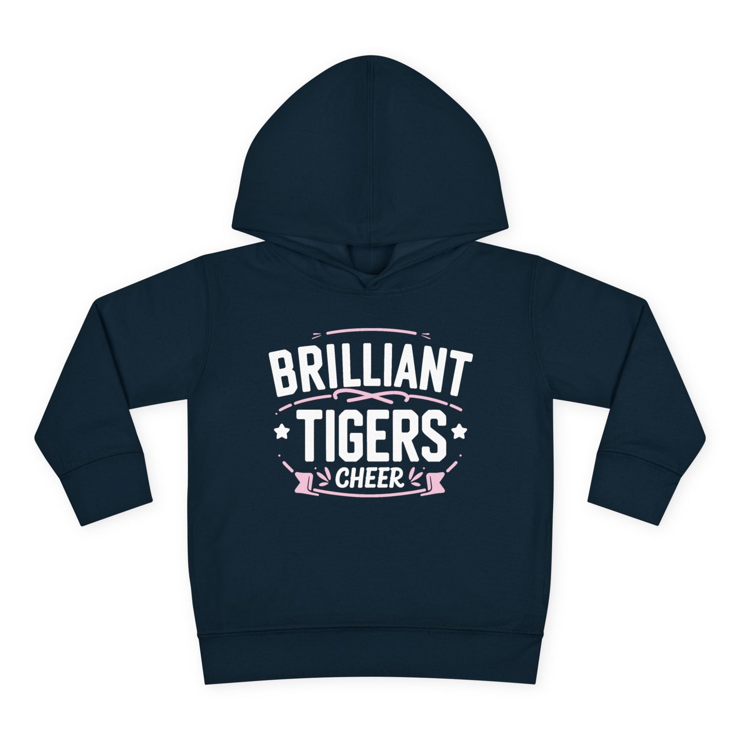 Toddler Hoodie Sweatshirt \ Brilliant Tigers Cheer \ BTC2
