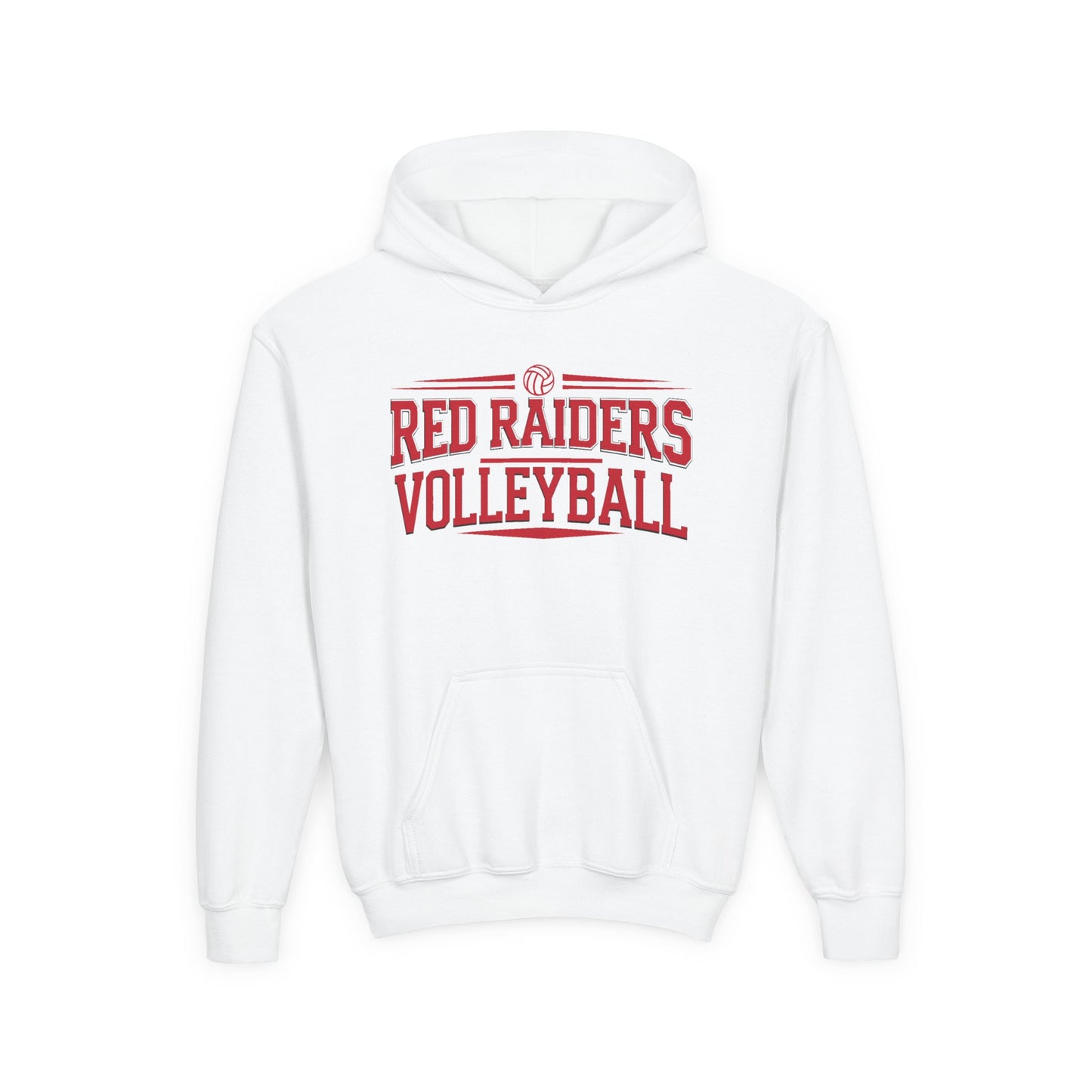 Youth Hoodie Sweatshirt \ Marion County Red Raiders Volleyball \ MCV2