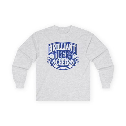 Adult Long Sleeve Tee \ Brilliant Tigers Cheer \ BTC1