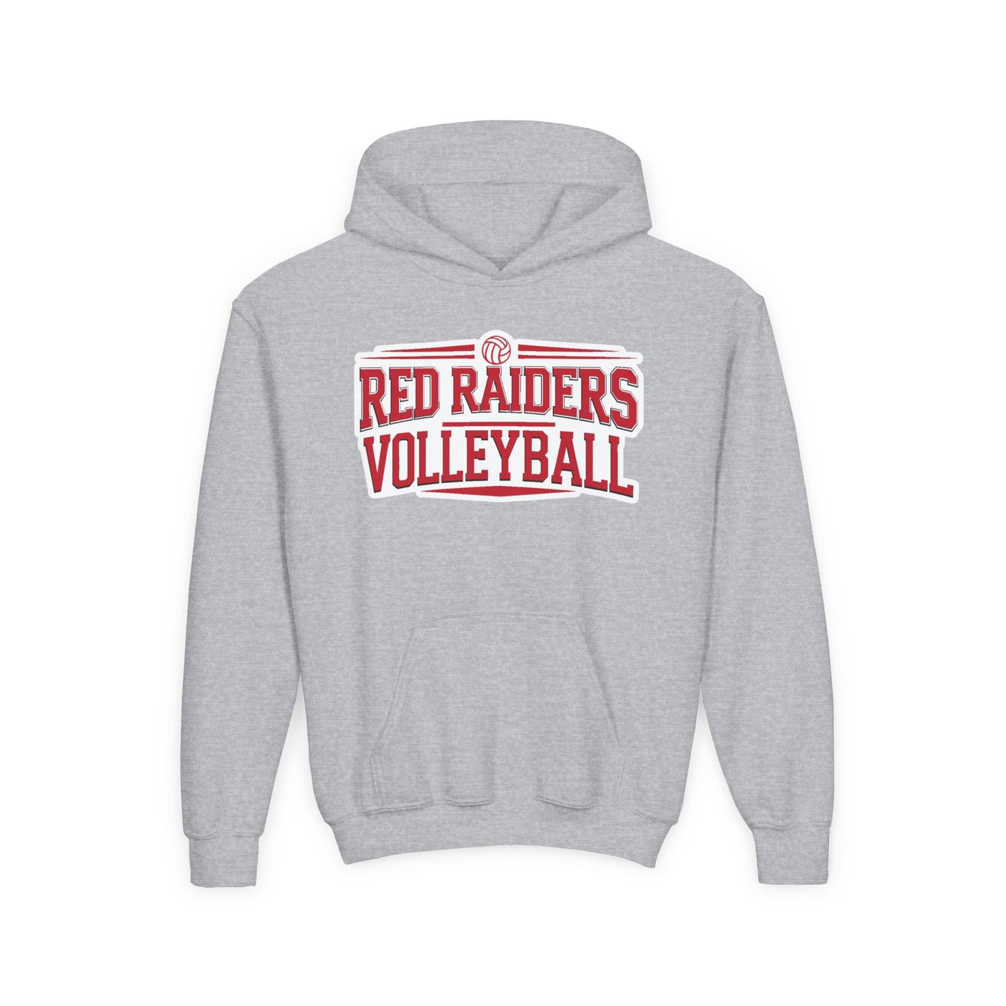 Youth Hoodie Sweatshirt \ Marion County Red Raiders Volleyball \ MCV2