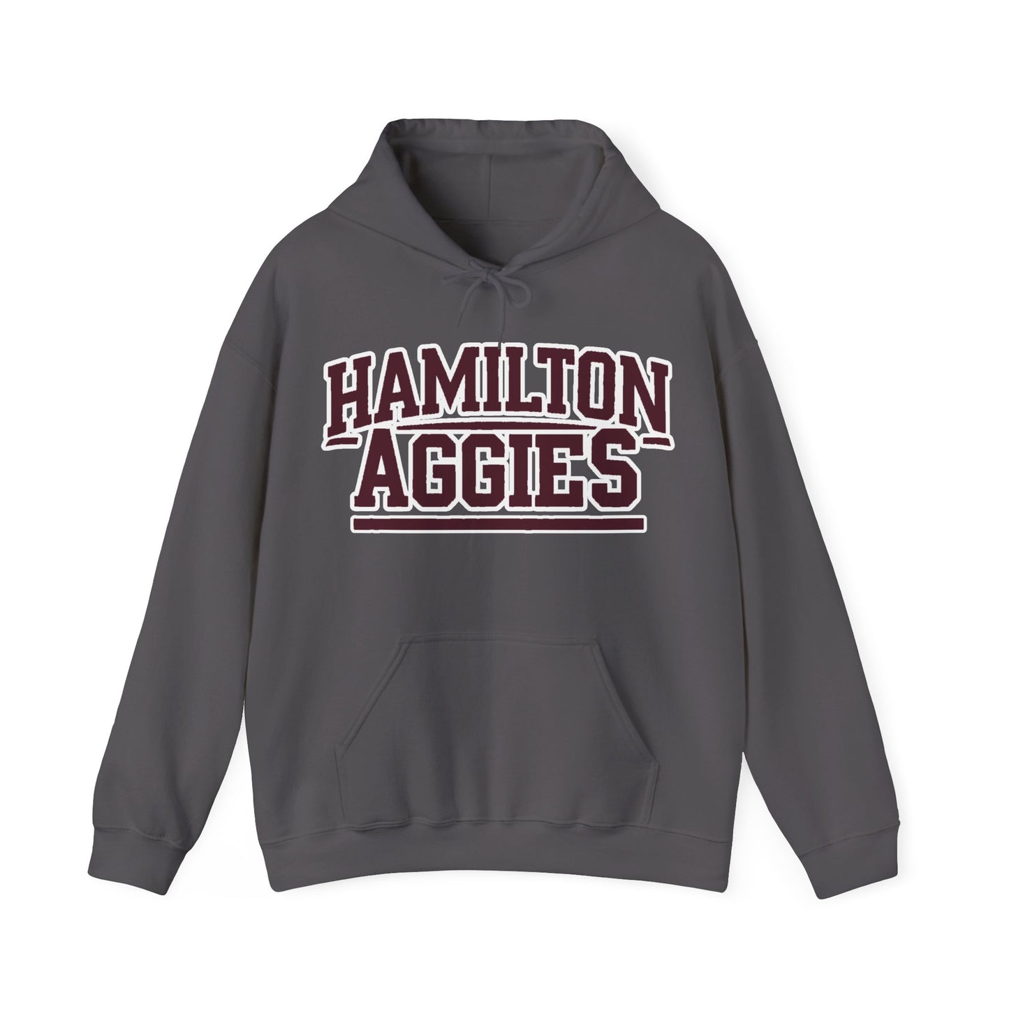 Adult Hoodie Sweatshirt \ Hamilton Aggies \ HA2