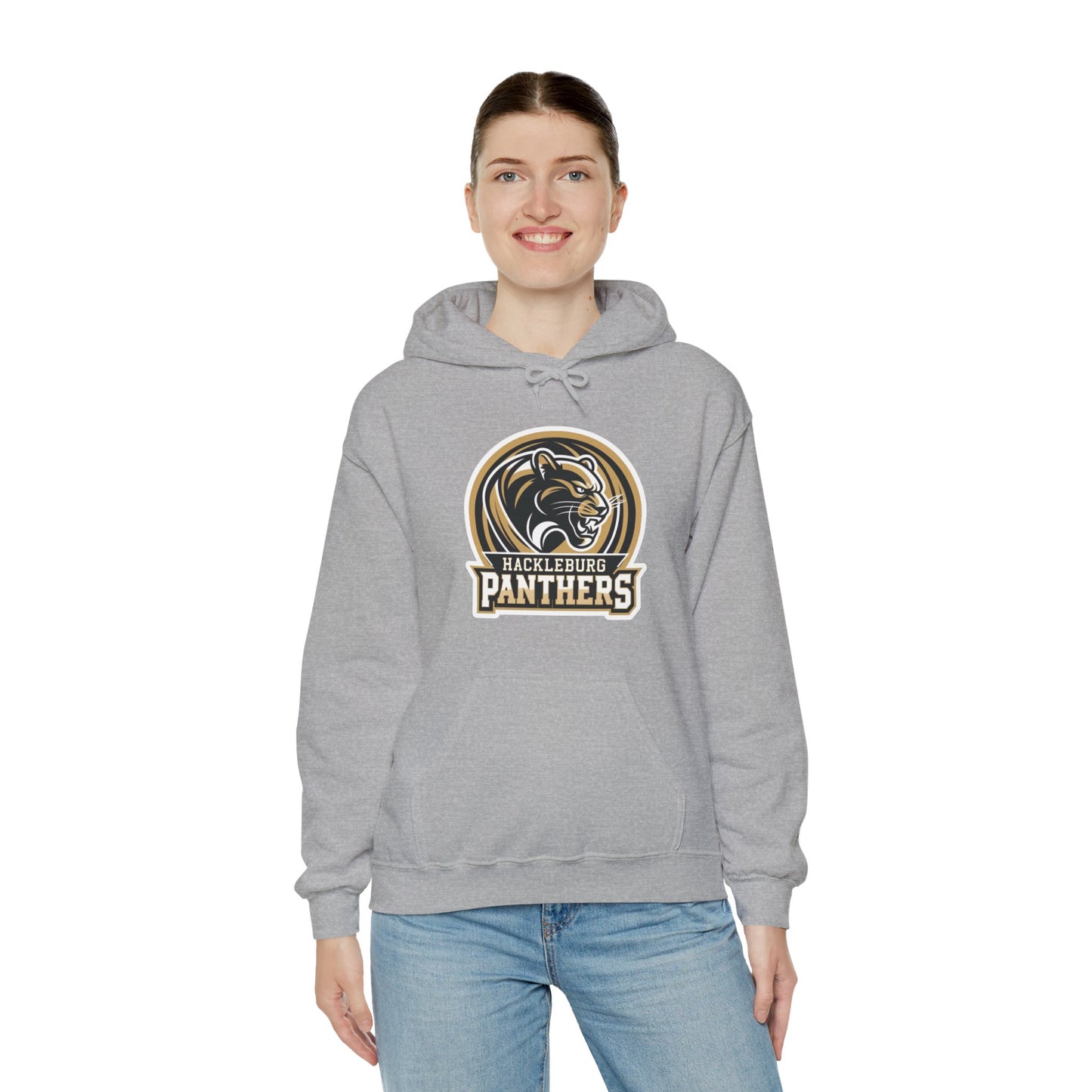 Adult Hoodie Sweatshirt \ Hackleburg Panthers \ HP2