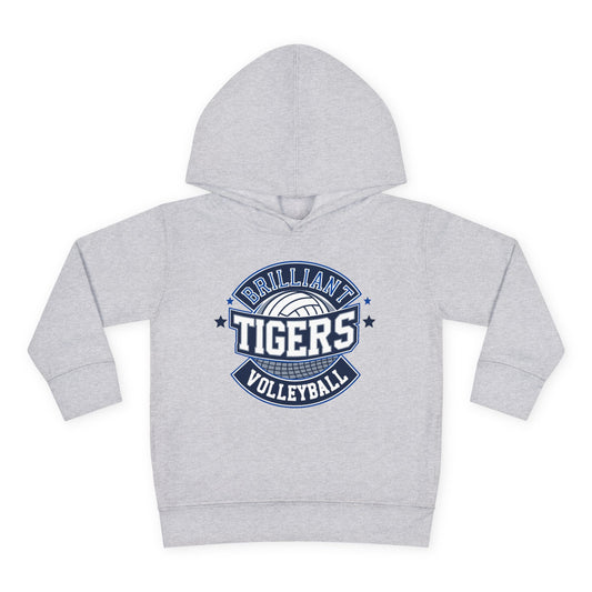 Toddler Hoodie Sweatshirt \ Brilliant Tigers Volleyball \ BTV1