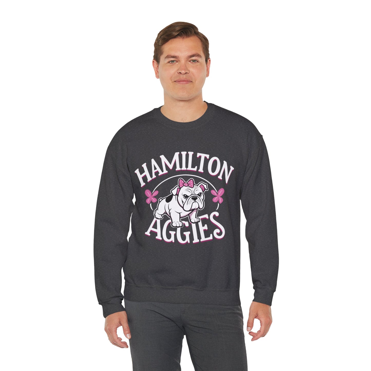 Adult Crewneck Sweatshirt \ Hamilton Aggies \ HAG4